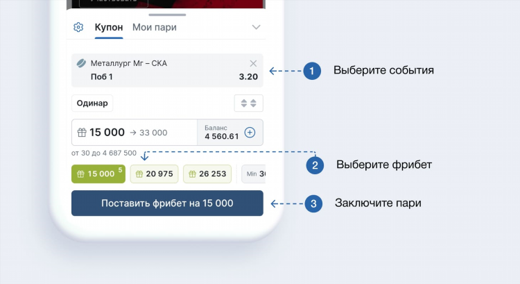 Fonbet фрибет за регистрацию